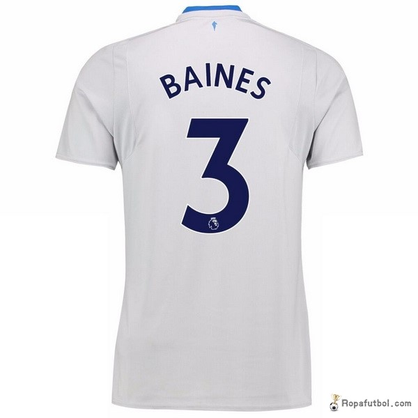 Camiseta Everton Replica Segunda Ropa Baines 2017/18